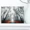 Designart - Mystic Road in Forest - Landscape Photography Canvas Print